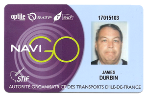 Paris Metro Carte Navigo